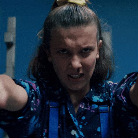 eleven gif|eleven gif stranger things.